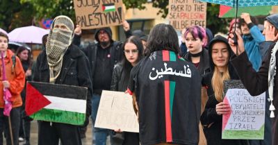 Manifestacje solidarności z Palestyną i sprzeciwu wobec zatrzymania przez Izrael flotylli Sumud